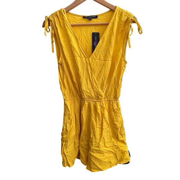 One Clothing LA - Small Yellow Jumper with Pockets - Picture 1 of 9